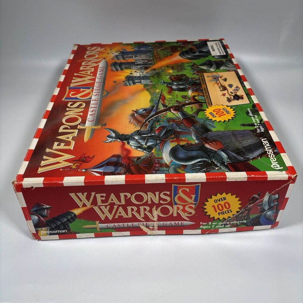 Vintage Weapons & Warriors Castle Siege Game 1996 Pressman #9705 Near Complete - Picture 14 of 15